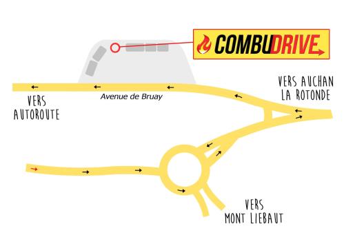Plan d'accès Combudrive
